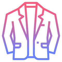 suit line gradient icon