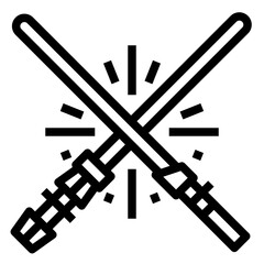 lightsaber Outline icon
