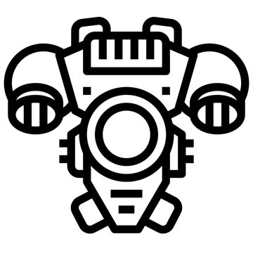 Jetpack Outline Icon