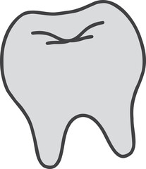 Hand Drawn tooth illustration