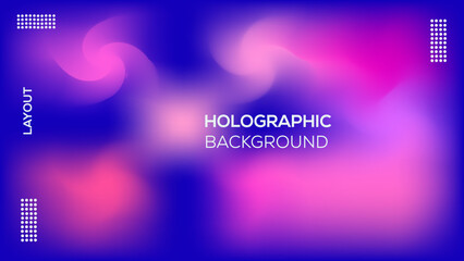 blue purple holographic background blur   4k vector