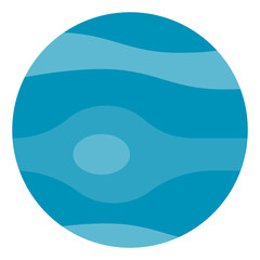 Neptune flat icon