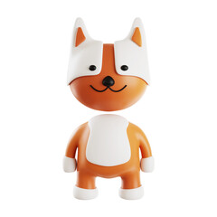 Dog 3d animal character