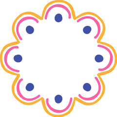 Obraz premium Circle frame for text