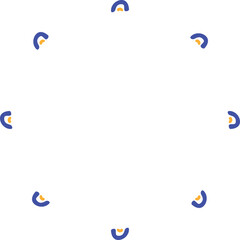 Circle frame for text