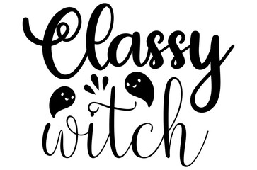 Classy witch 1, Halloween Pumpkin SVG Design, T-Shirt Design, SVG Bundle