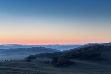 autumn grassland beautiful scenery in Inner Mongolia China