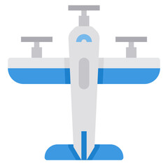 plane flat icon