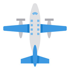 plane flat icon