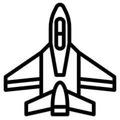 plane outline icon