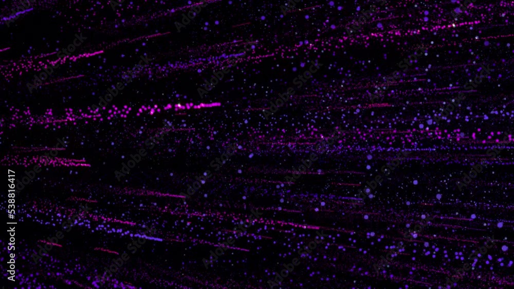 Aufkleber bright multi-colored particles fill the space with jets of energy and light. shiny colorful abstract
