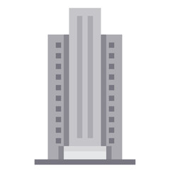 skyscraper flat icon