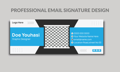 Creative Business Email Signature Design Template
