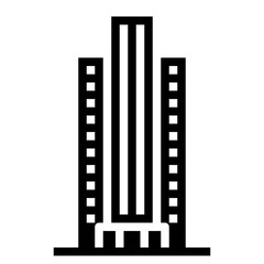 skyscraper glyph icon