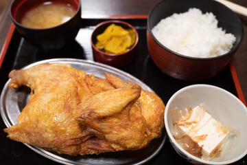 とても美味しい日本の北海道小樽市の定食