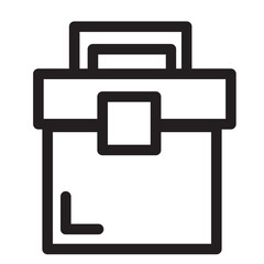 bag briefcase case office portfolio icon