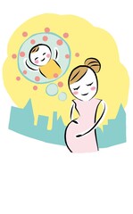 pregnant　woman,baby, maternity　赤ちゃん　妊娠　妊婦