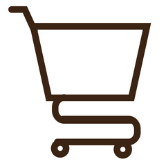 basket buy cart market shopping store trolley icon