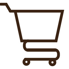 basket buy cart market shopping store trolley icon