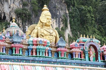 colorful temple in an Asian country 