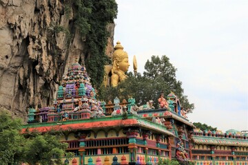 colorful temple in an Asian country 