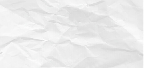 Crumpled white paper