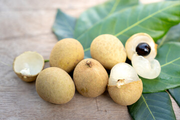 Longan Longan on the background is beautiful to eat a picture perfect.