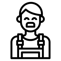 avatar outline icon
