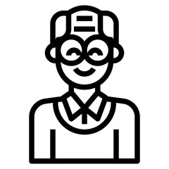 avatar outline icon