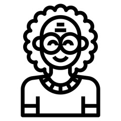 avatar outline icon