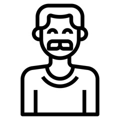 avatar outline icon