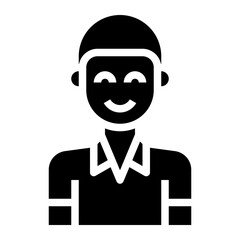 avatar glyph icon