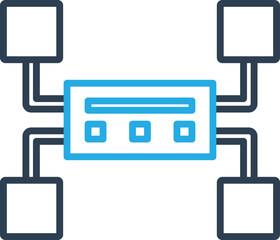 communication network Vector icon which is suitable for commercial work and easily modify or edit it
