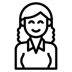 avatar outline icon