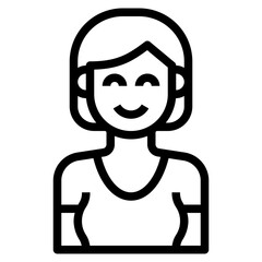 avatar outline icon