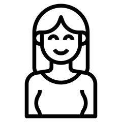 avatar outline icon