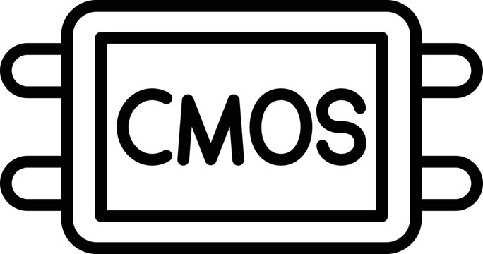 Cmos Vector icon which is suitable for commercial work and easily modify or edit it
