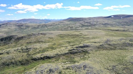 plateau et montagne au centre de la Norvège Hardangervidda	
