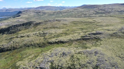 plateau et montagne au centre de la Norvège Hardangervidda	
