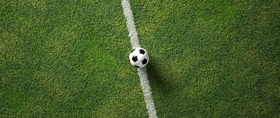 Fußball auf der Linie © Alexander Limbach