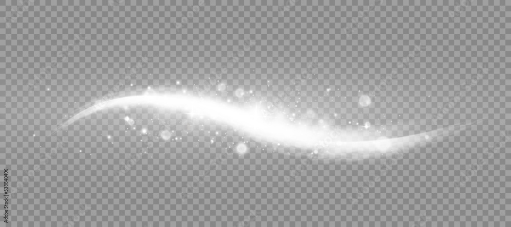 Leinwandbilder glowing shiny abstract curved lines. curve light effect. futuristic light energy movement effect.