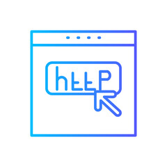 internet gradient icon