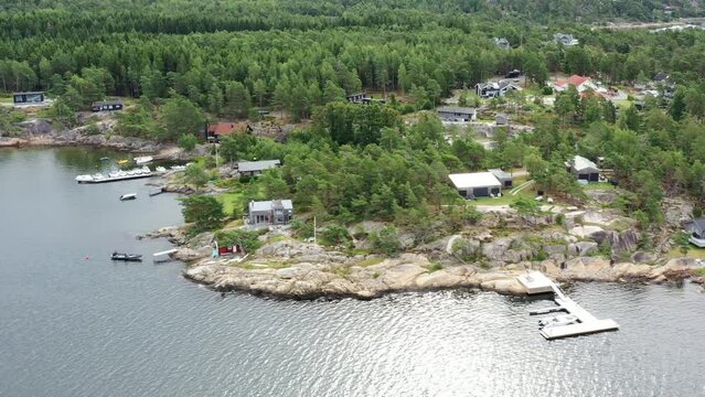 c&ocirc;te et littoral norv&eacute;gien entre Oslo et G&ouml;teborg