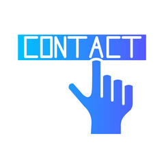 contact us gradient icon