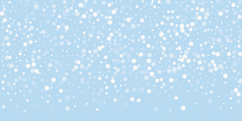 Falling snowflakes christmas background. Subtle