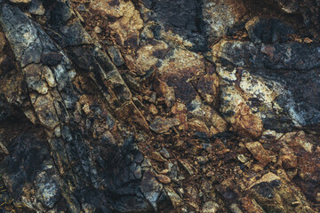Stone cliff texture as background