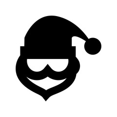 Santa Face Vector Icon