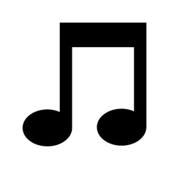 Musical Note Vector Icon 