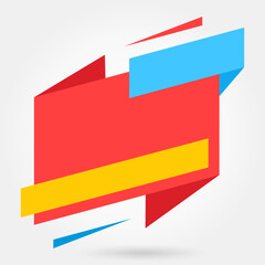 Ribbon Label Banner Purple Design Template Colorful Vector Ribbon Banners. Set of Ribbons Banners with Label, Tag and Quality Badges. Banners set and colorful Ribbon simple flat design