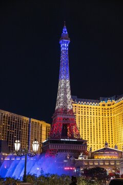 Beautiful Shot Of The Eiffel Tower In Las Vegas